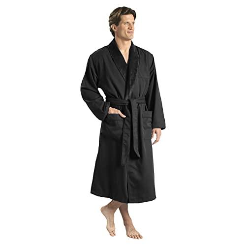  Plush Lined Microfiber Spa Robe - Unisex Luxury Hotel Bathrobe by Monarch/Cypress