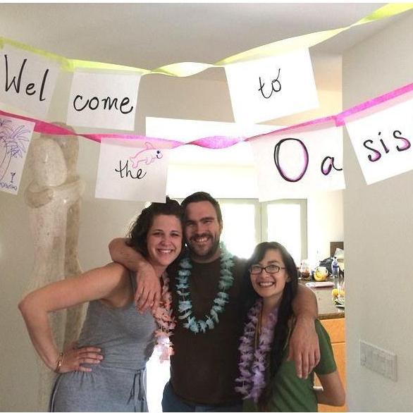 Palm Springs in 2015, with our dear friend Meaghan, best buds with Sean since forever :)