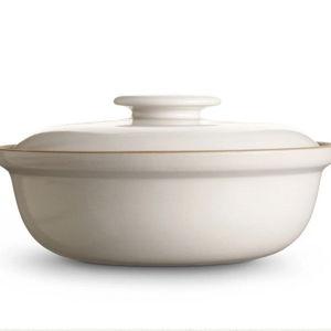 Heath Ceramics, Large Covered Serving Dish, White