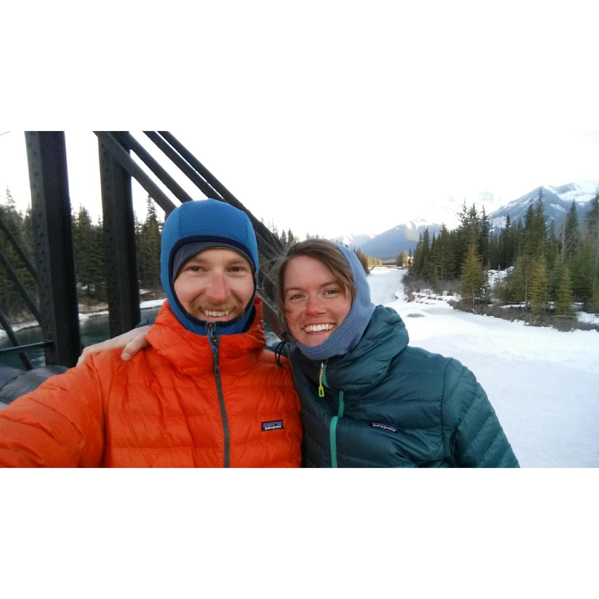 Canmore, AB during ski road trip  2017