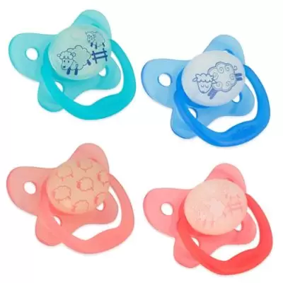 Dr. Brown's® PreVent® 0-6M 2-Pack Glow in the Dark Orthodontic Pacifiers in Blue