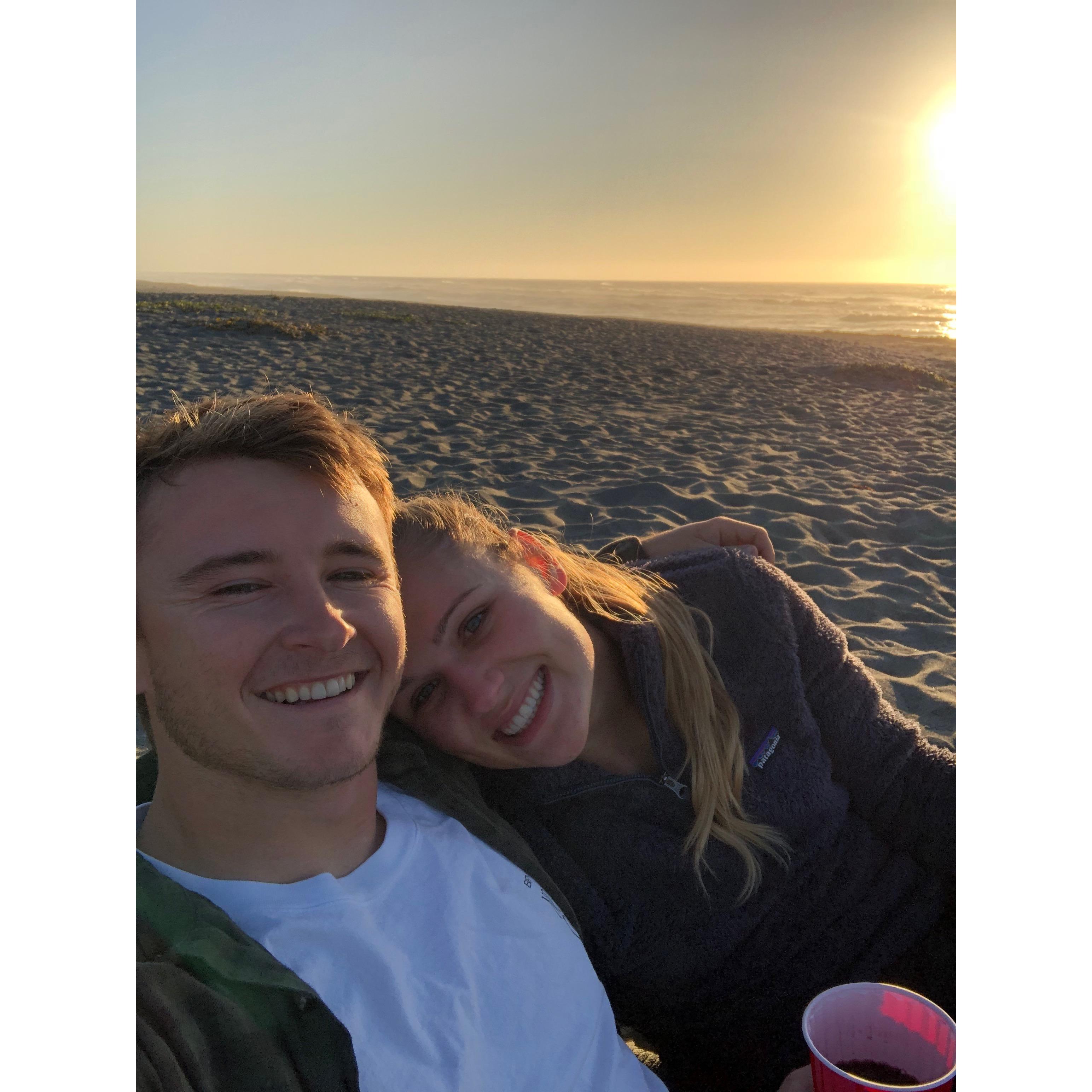 Camping at Gold Bluffs Beach