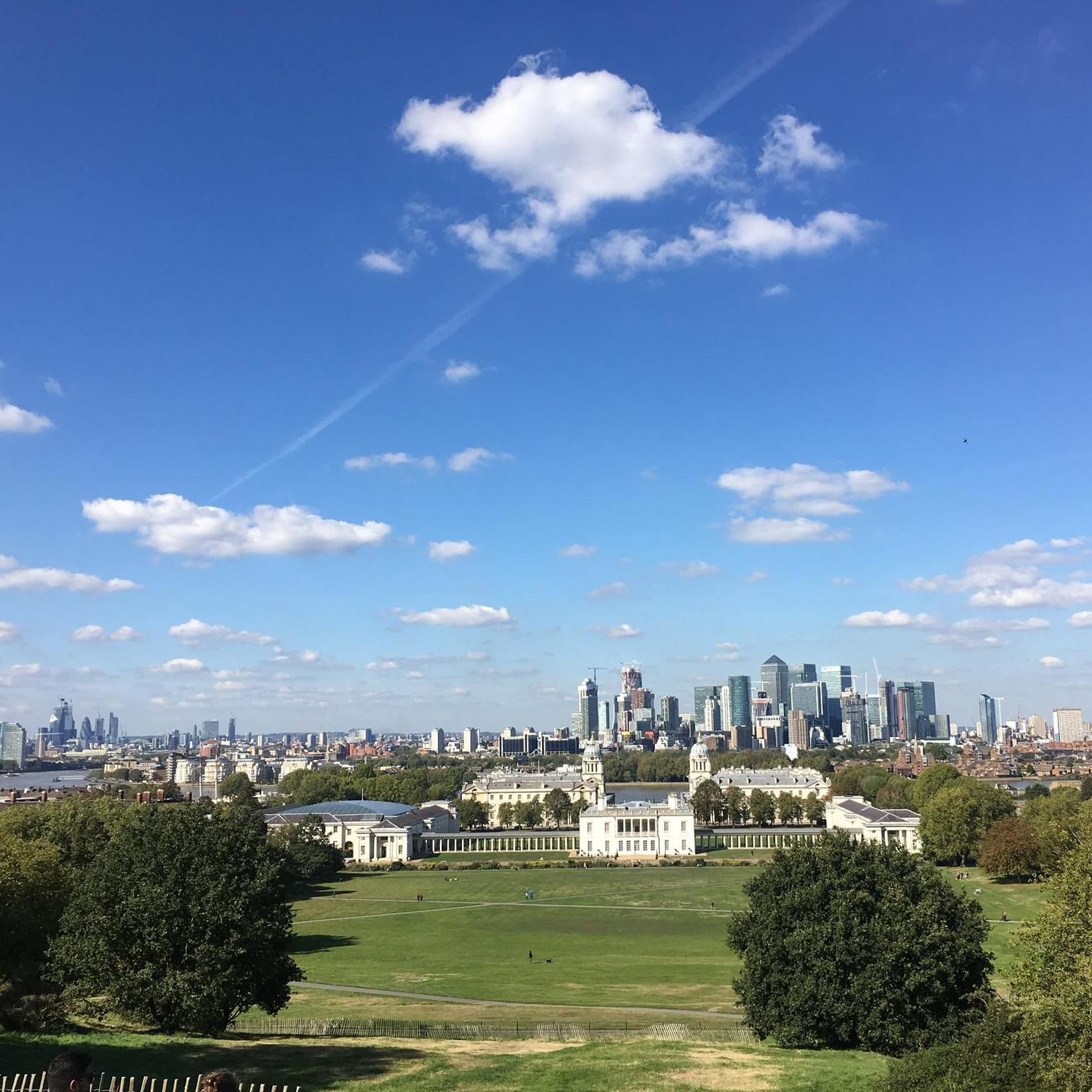 One of our favourite views of London from the Royal Observatory, Greenwich Park.
