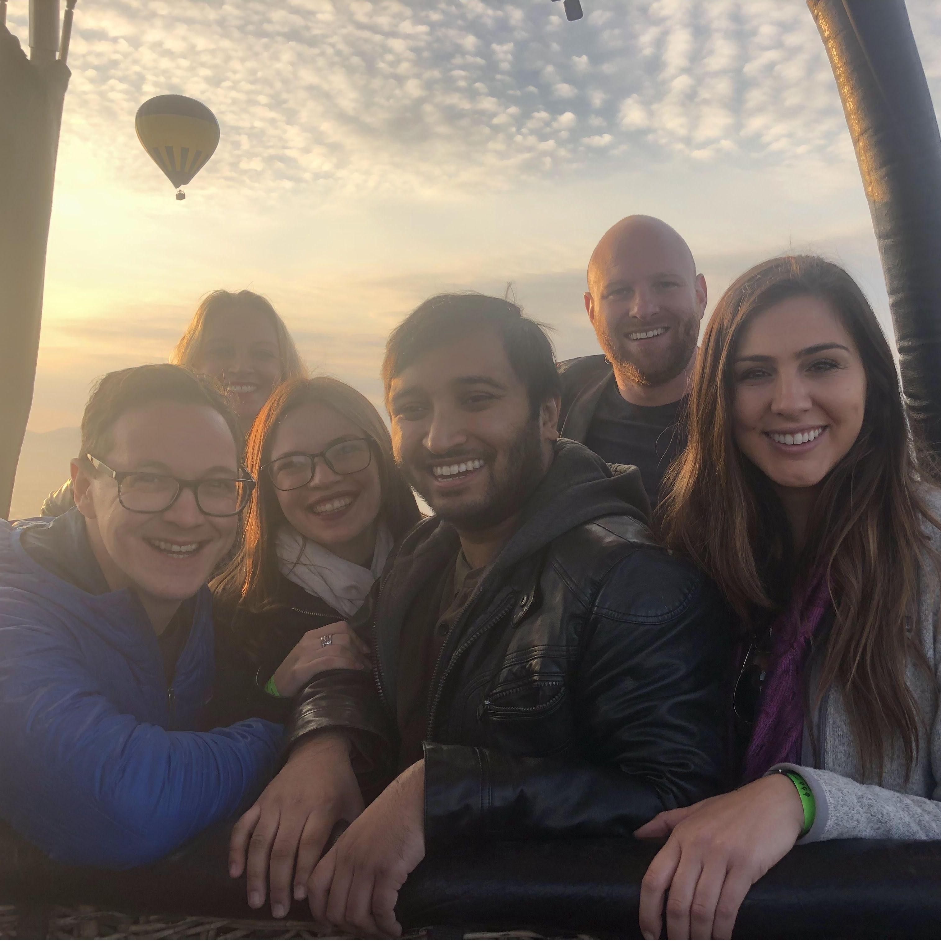 Fun fact - no one talks about how terrifying hot air ballooning is until you're up in the air praying that the whicker basket doesn't give out.
