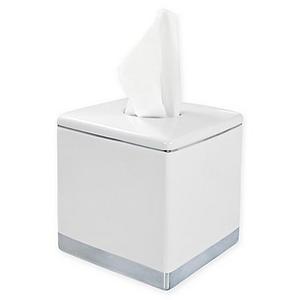 Geori Platinum Ceramic Boutique Tissue Box Cover