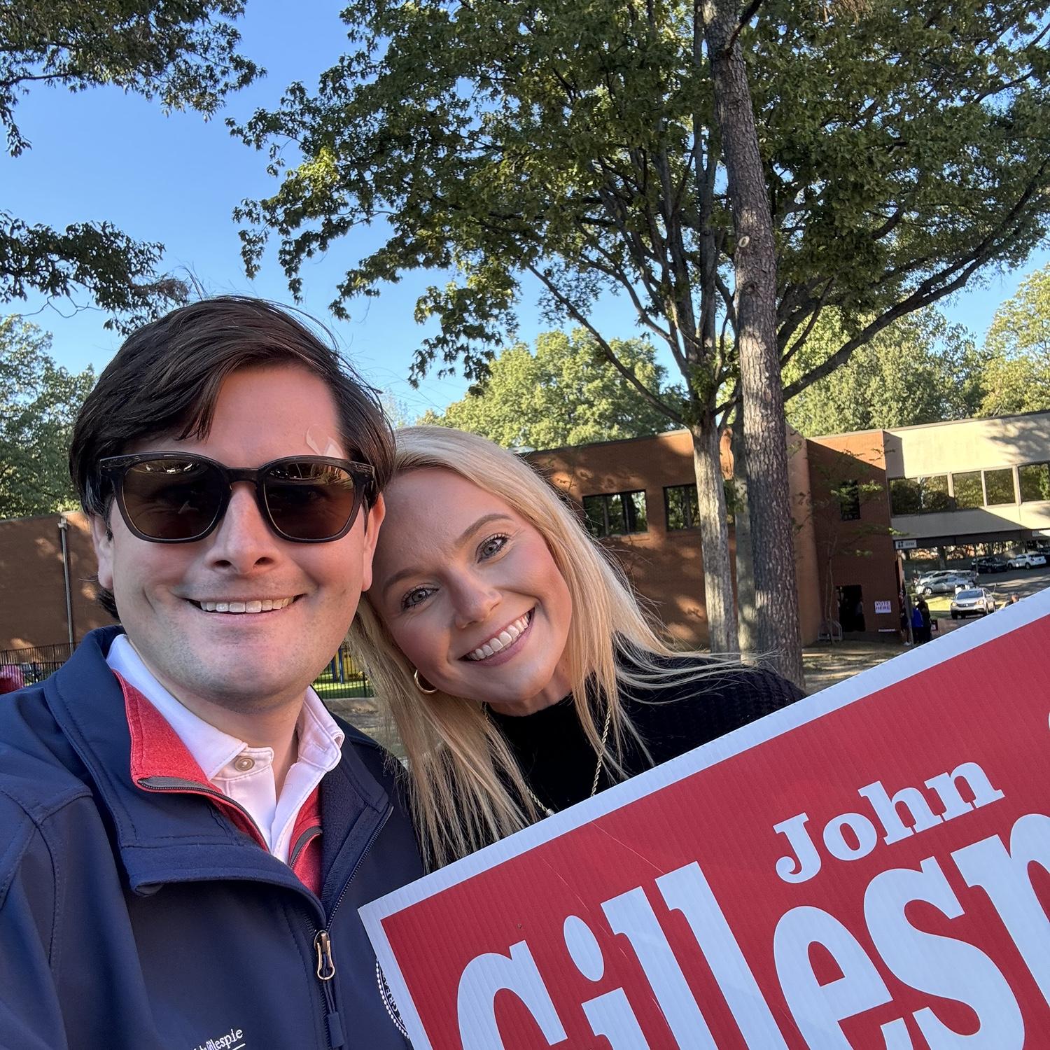 October 2024: Mackenzie’s first campaign season for John