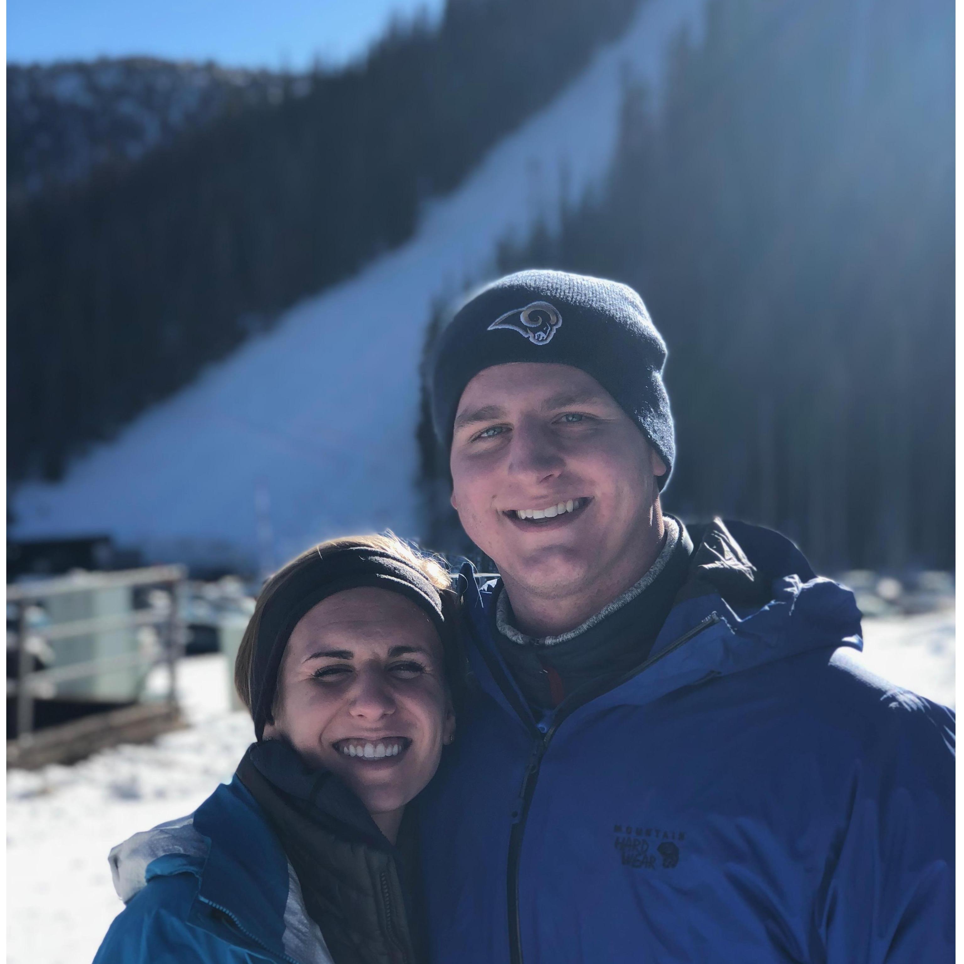 First ski-ing time together !