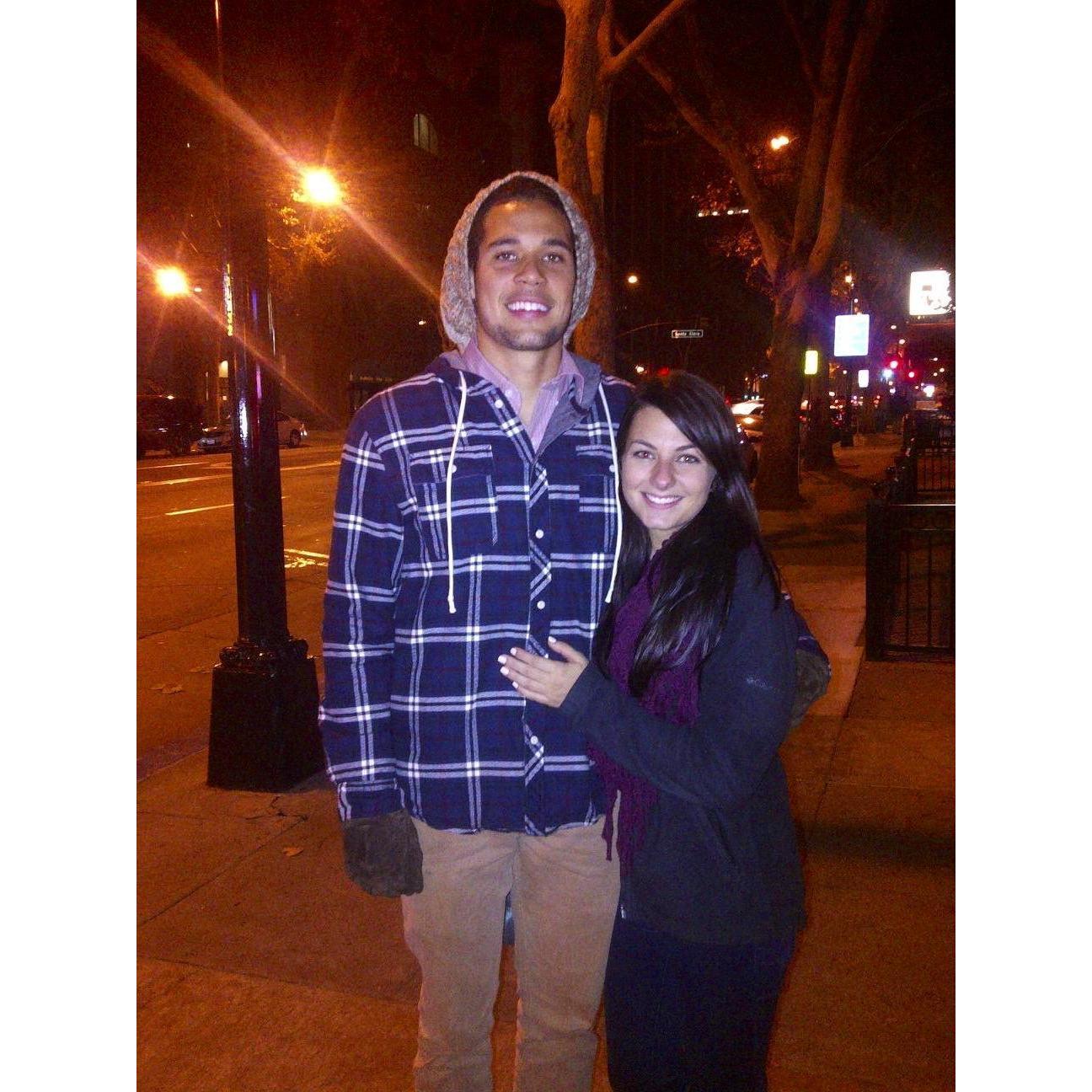 Our first New Years Eve together, and the night we officially became 'boyfriend and girlfriend'.