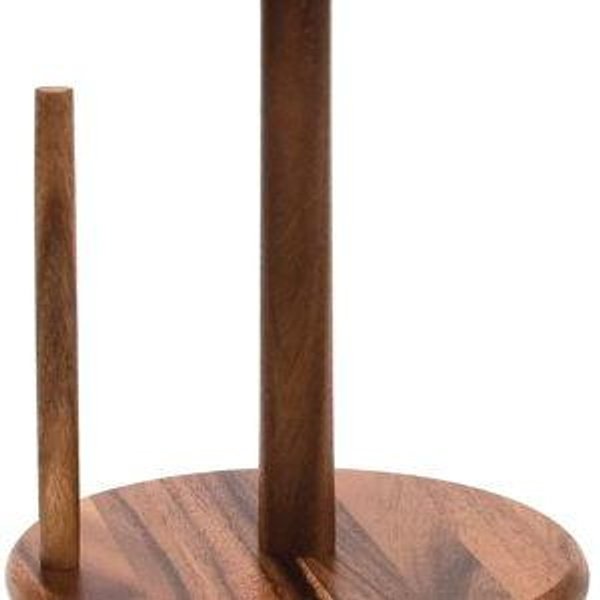 Lipper International Acacia Wood Standing Paper Towel Holder