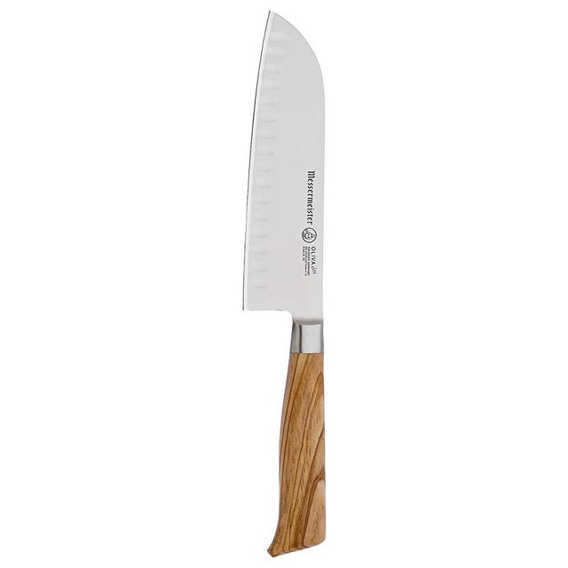 Messermesiter Oliva Elite Kullenschliff Santoku Knife - 7 Inches