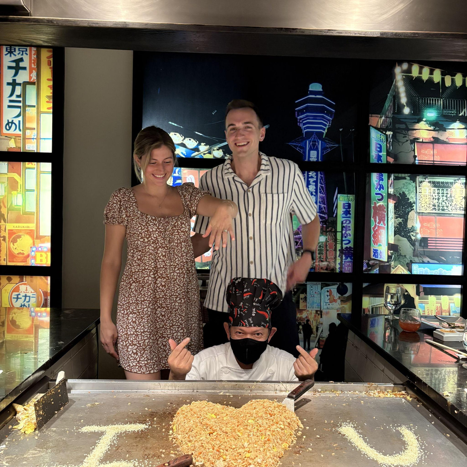 Post engagement hibachi = best hibachi ever