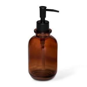 Amber Apothecary Glass Soap/Lotion Dispenser Amber - Threshold™