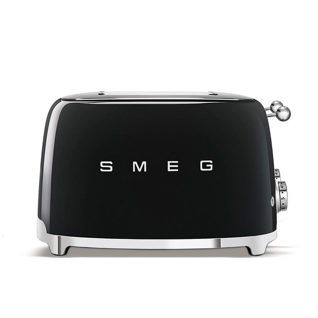 Smeg 4 X 4 Slice Toaster, Black