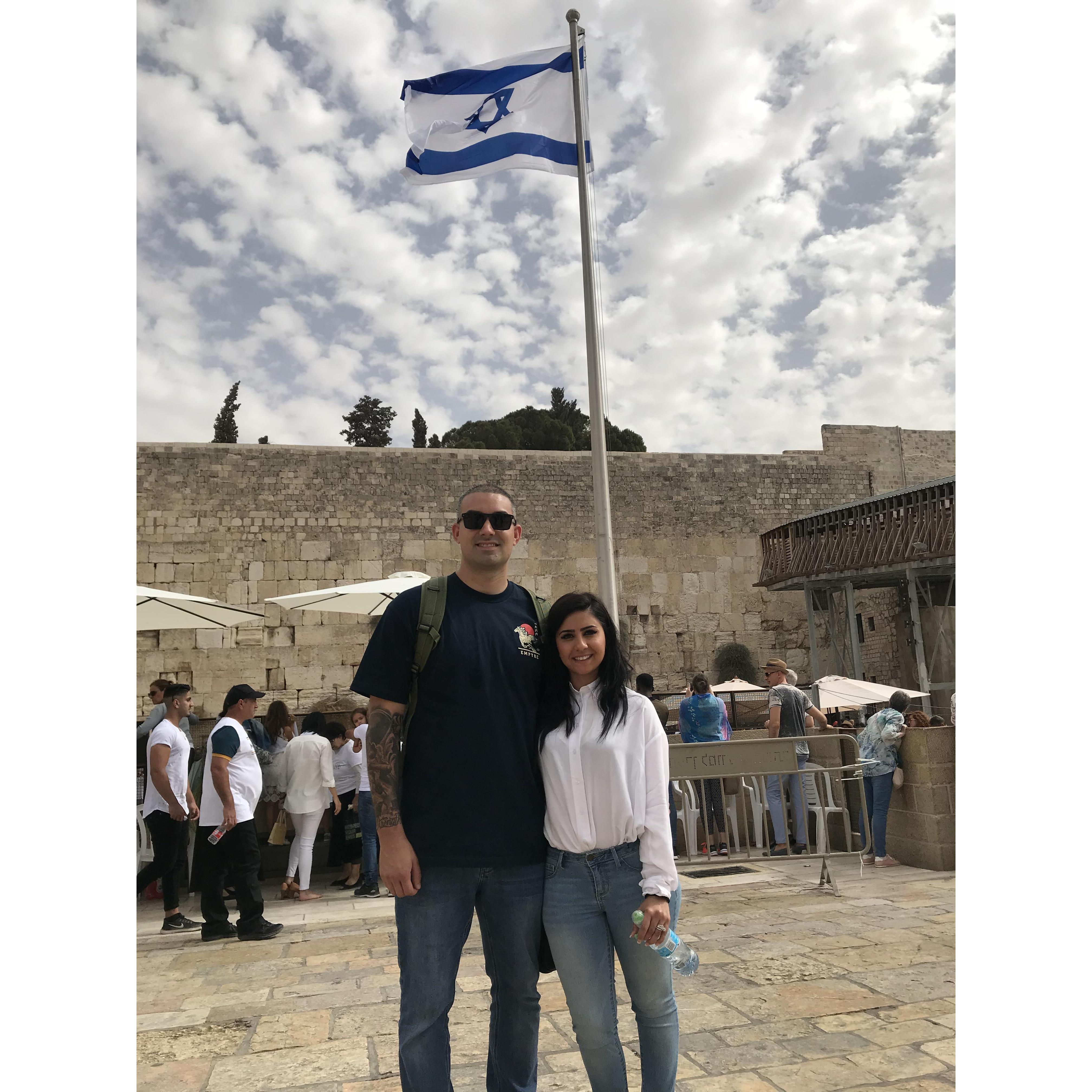 Feeling Spiritual near the Western Wall- Jerusalem, Israel.