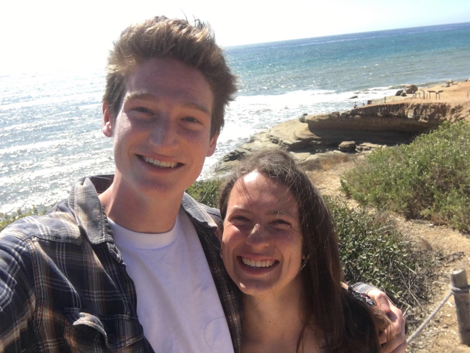 2nd Date: A picnic at Cabrillo National Monument. We got engaged here 1.5 years later