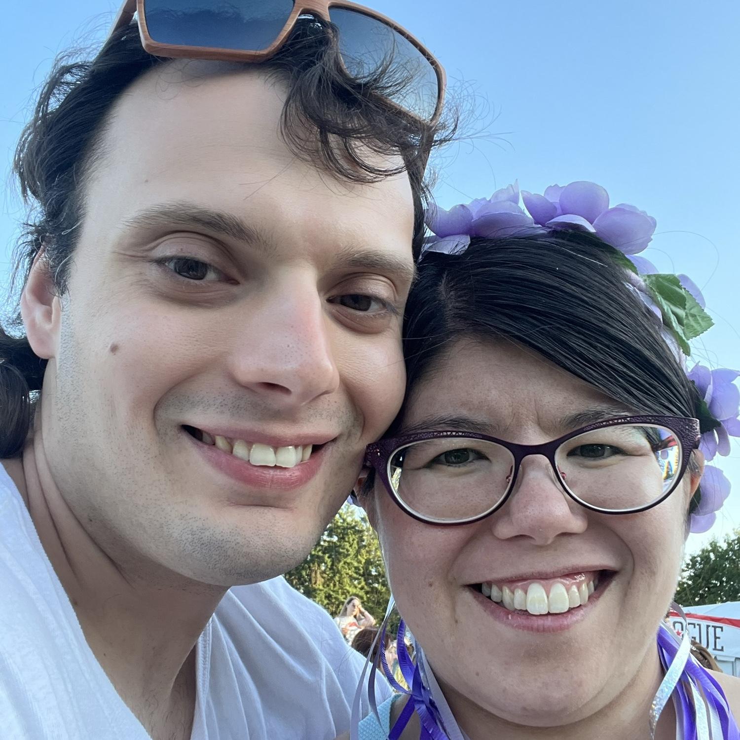 At the Tigard Hot Air Balloon Festival in 2024.