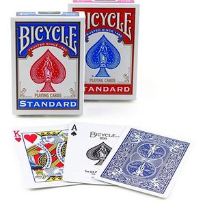 Bicycle Poker Size Standard Index Playing Cards, 12 Deck Player's Pack