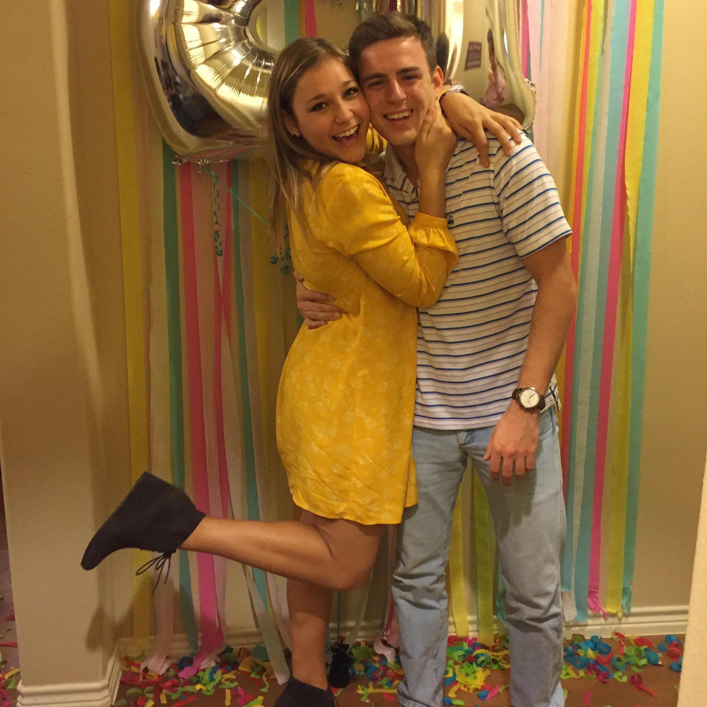 Elizabeth's surprise 21st birthday