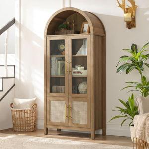 Arched Wooden Bookshelf