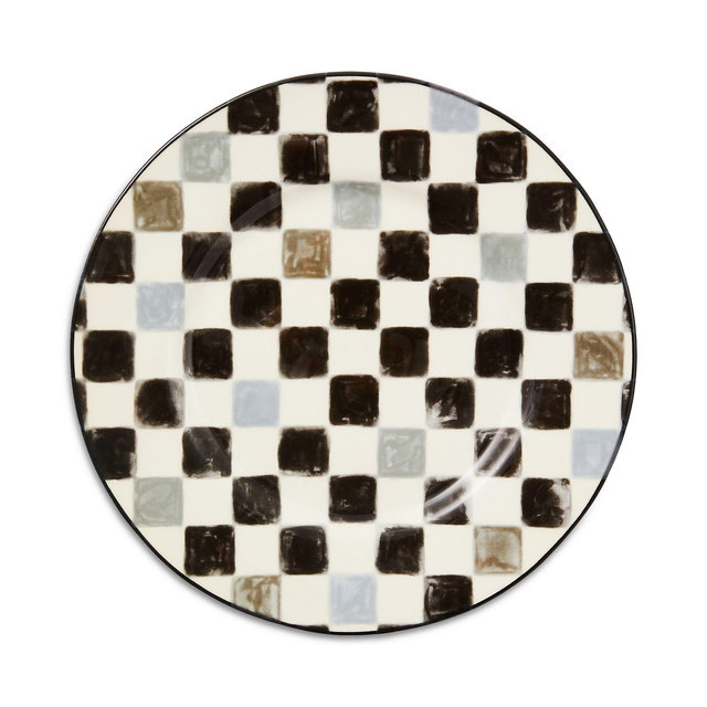 Mackenzie-Childs Check Dinner Plate