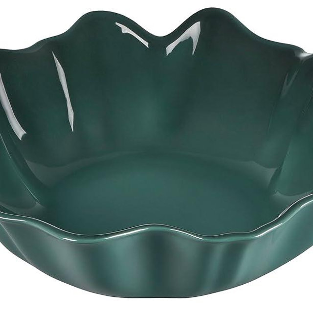 Le Creuset Stoneware Iris Collection Serving Bowl, 15", Artichaut