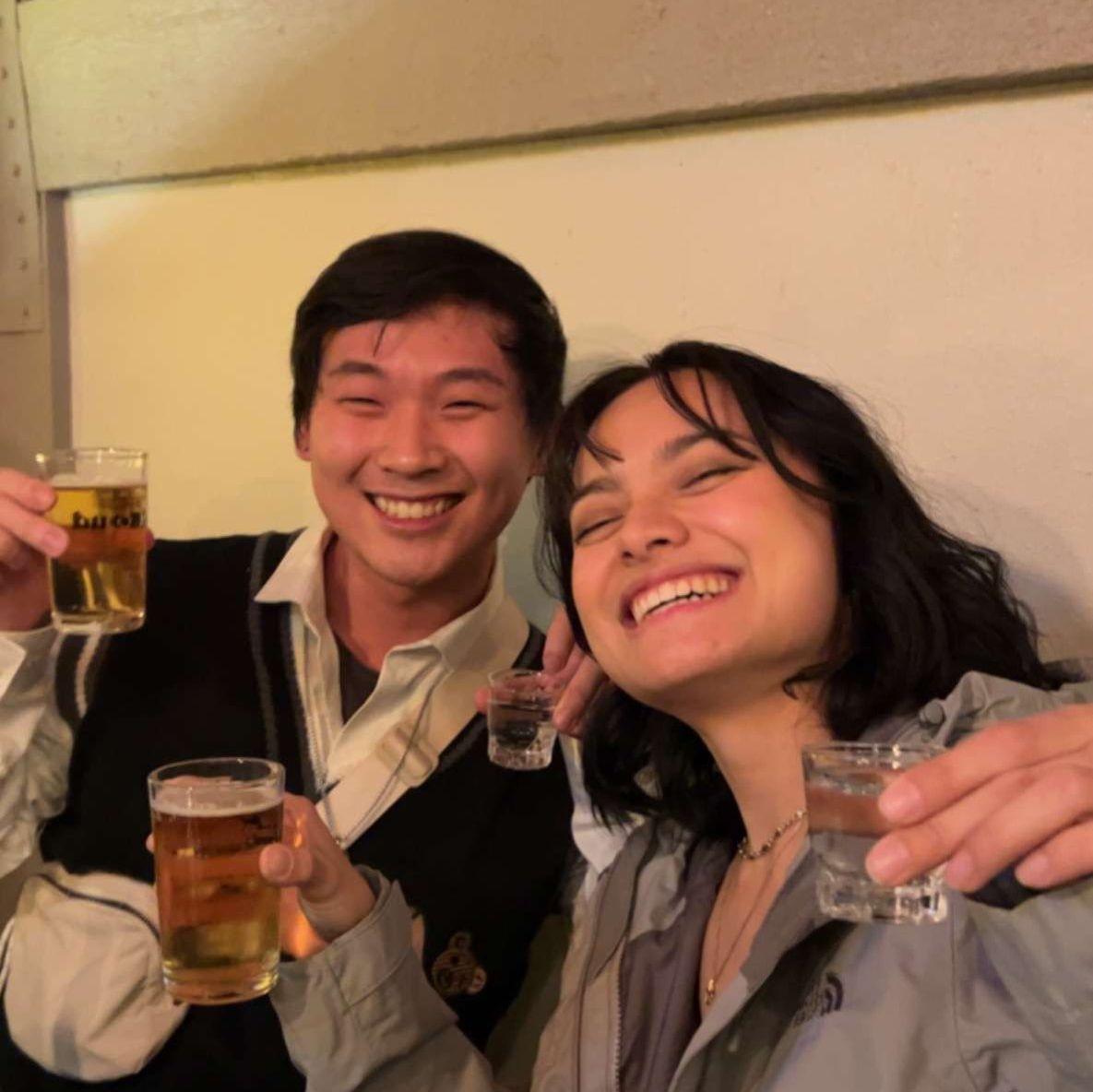 Our first photo together!