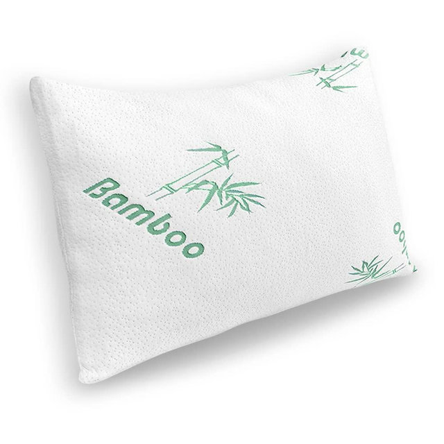 Shredded Memory Foam Pillow Queen Size - Cooling Bed Pillow for Sleeping for Stomach, Back and Body - Comfy Cool Memory Pillow 1 Pack Queen Pillow - Soft Pillow for Side Sleeper
