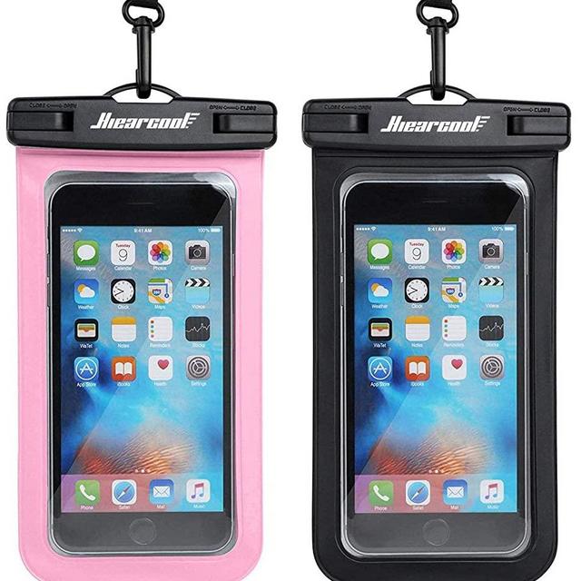 Universal Waterproof Case,Waterproof Phone Pouch Compatible for iPhone 12 Pro 11 Pro Max XS Max XR X 8 7 Samsung Galaxy s10/s9 Google Pixel 2 HTC Up to 7.0", IPX8 Cellphone Dry Bag -2 Pack