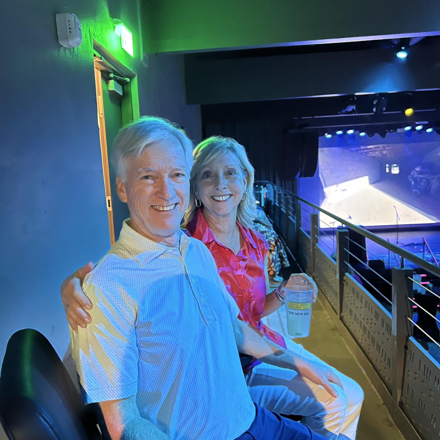 Opening night of renovated Ponte Vedra Concert Hall, July 31th with Ginny and Jerry!