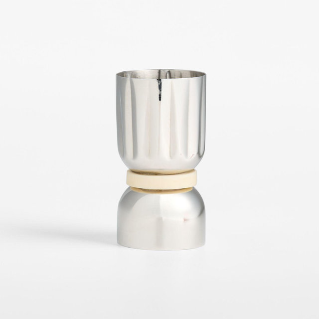 Romeo Stainless Steel Jigger by Laura Harrier & Tiffany Howell