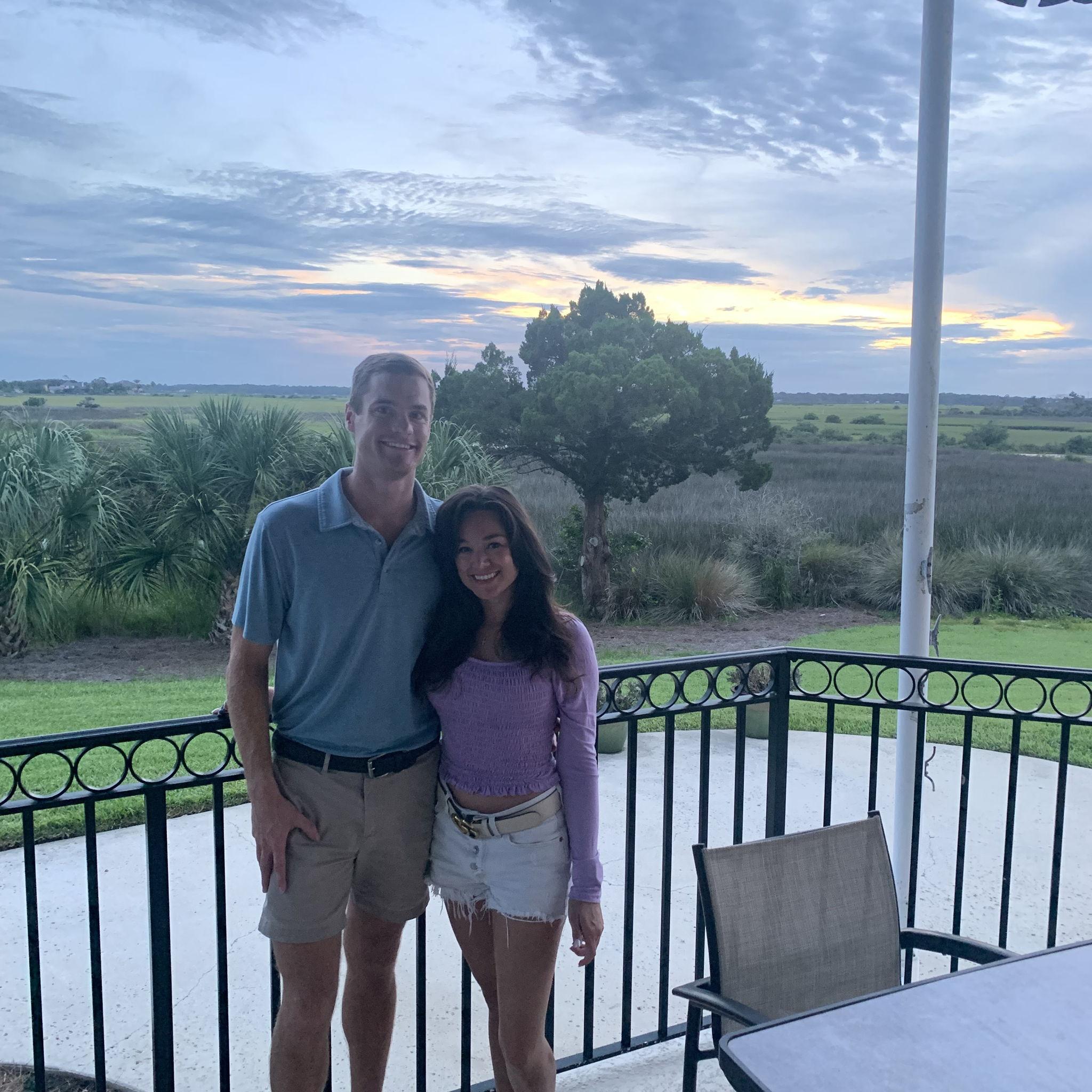 Our first trip together, St. Augustine visiting Justin's Best Man - Hunter