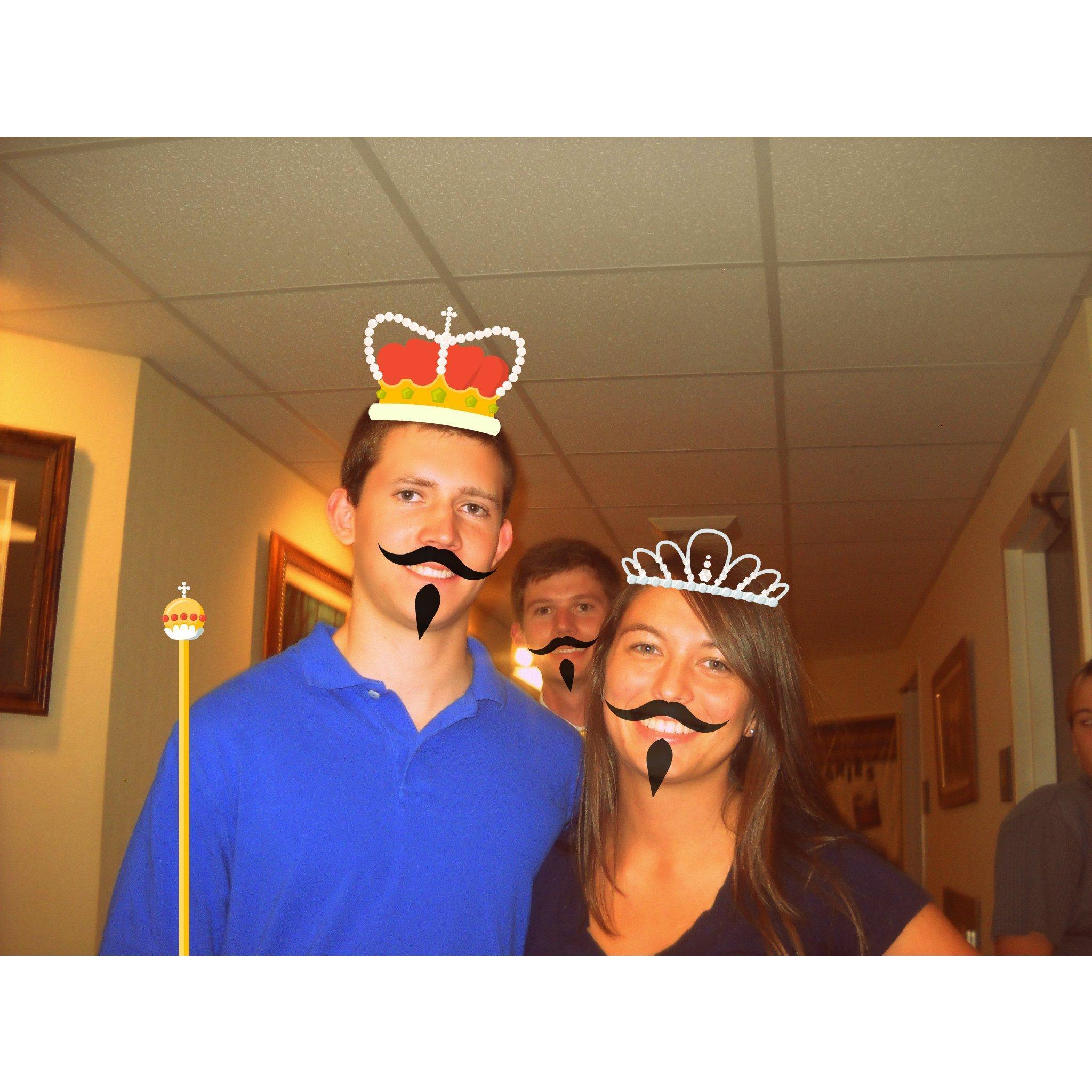 Our first picture together and Ben and Brittany's wedding reception - this is Ryan's edition
August 2012