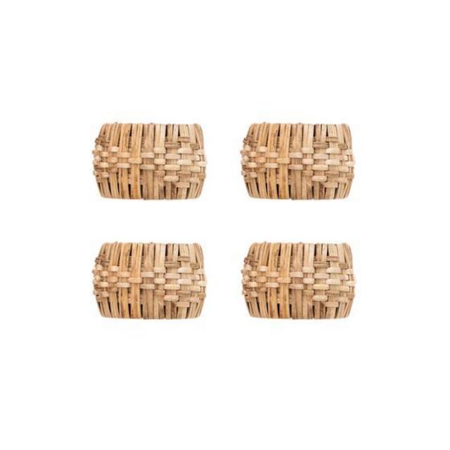 Cane Napkin Rings (Set of 4)
