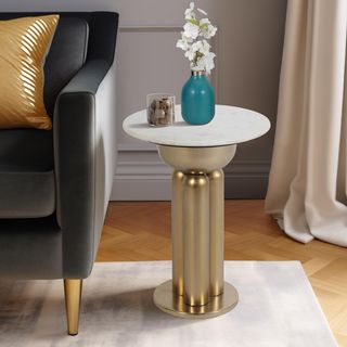 Elegant Round Console Table