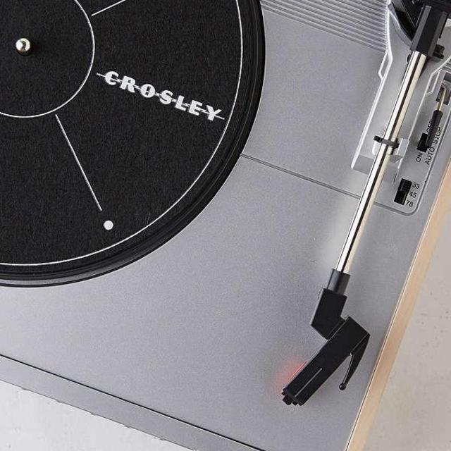 Crosley Vinyl Record Player + Detachable Speakers Set