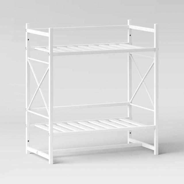 Square Tube Decorative Wall Shelf White - Threshold™