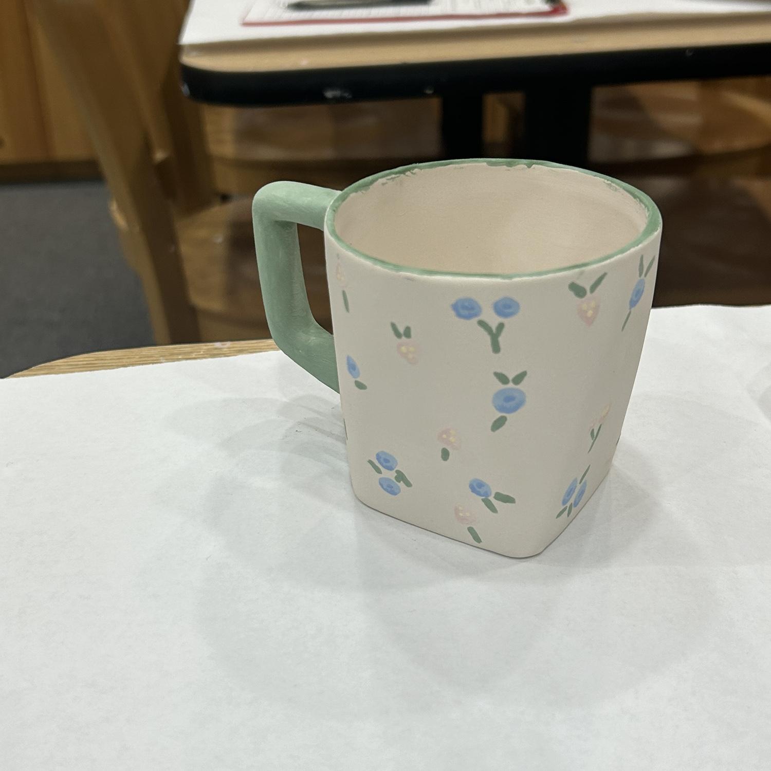 Pottery Painting Date Lauren’s Piece