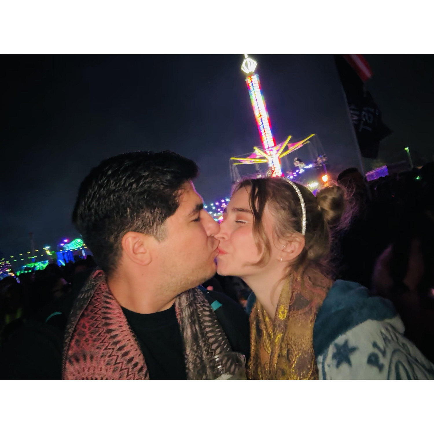 One of many music festivals together - and more to come!