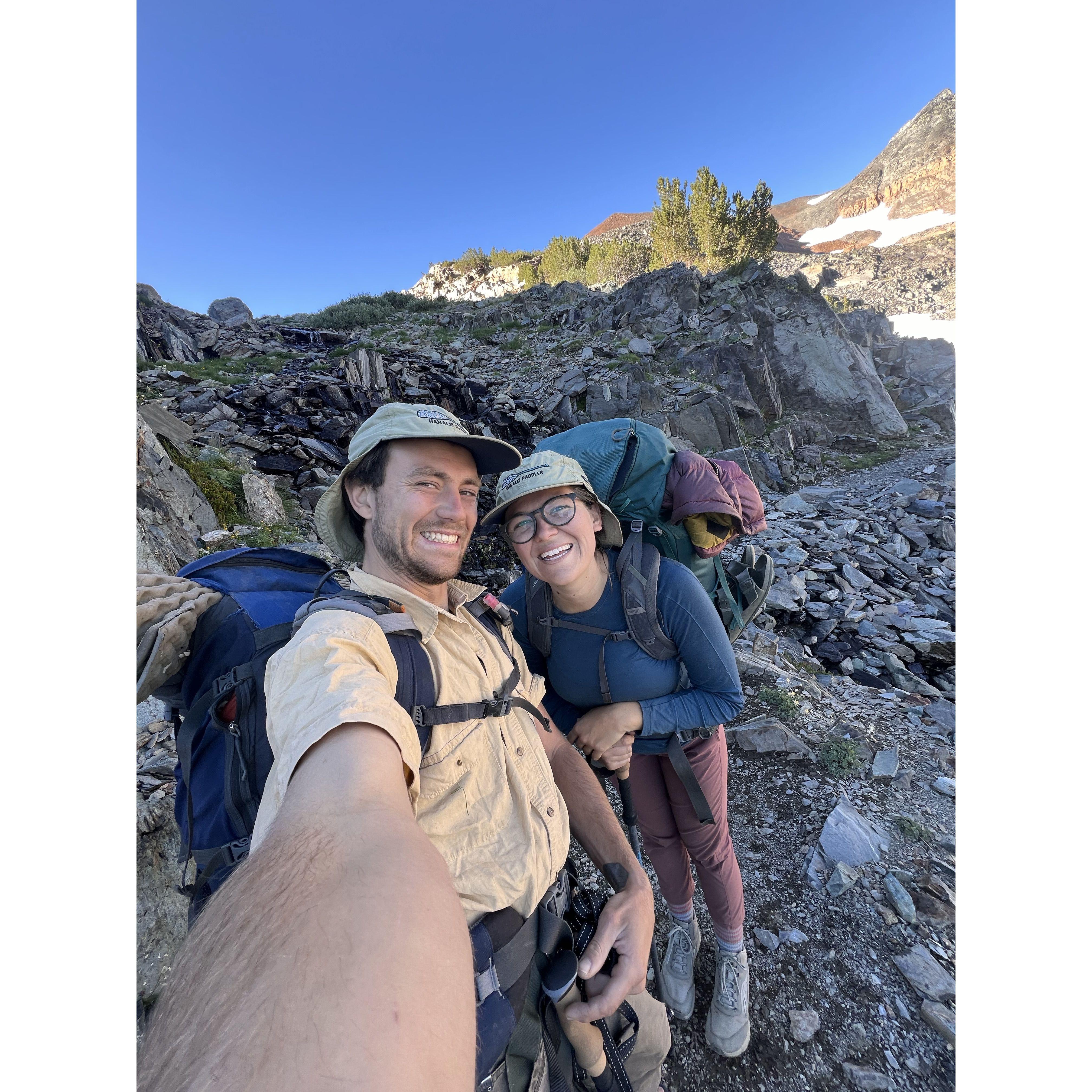 Our happy place - outside and together!