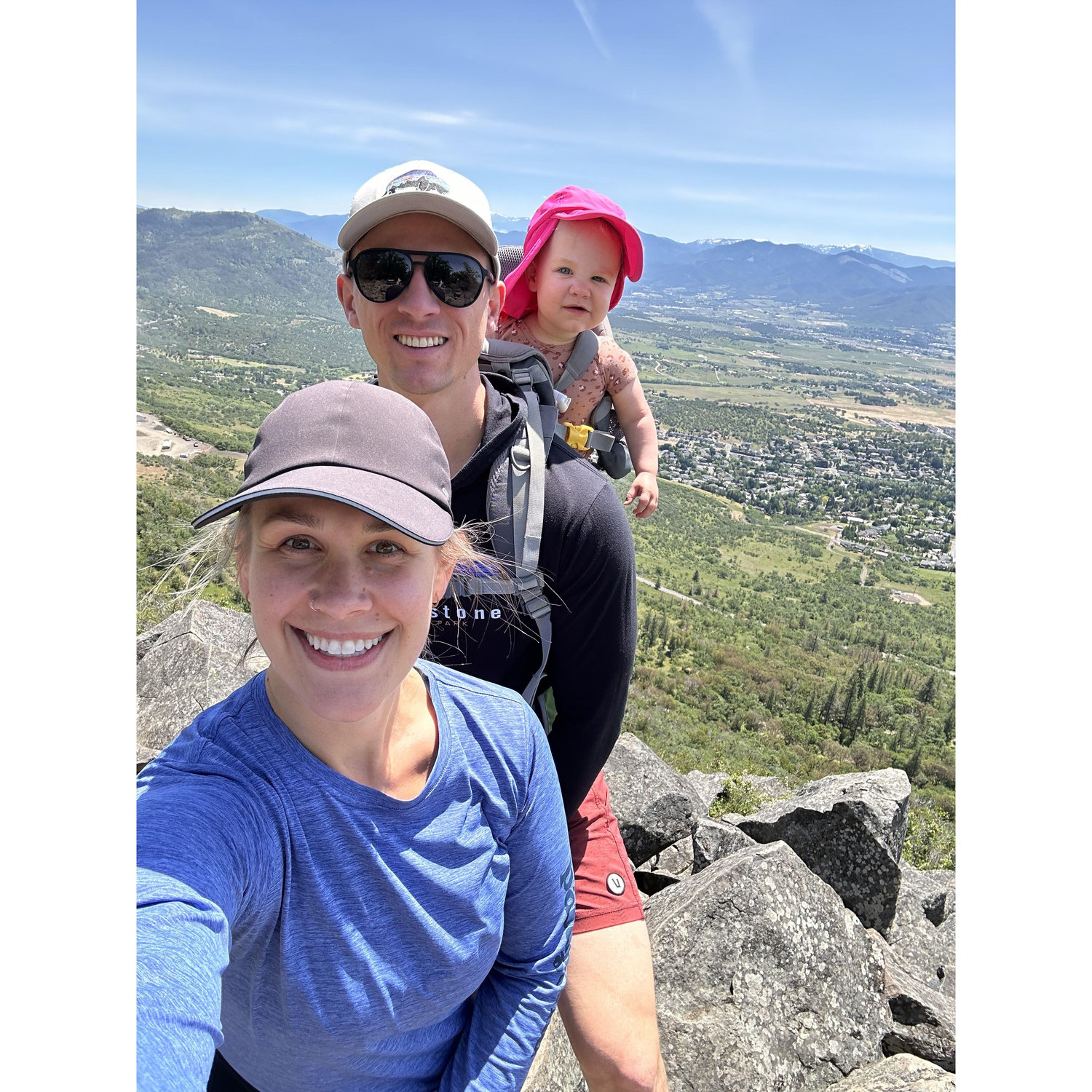 Hiking up Roxy Ann