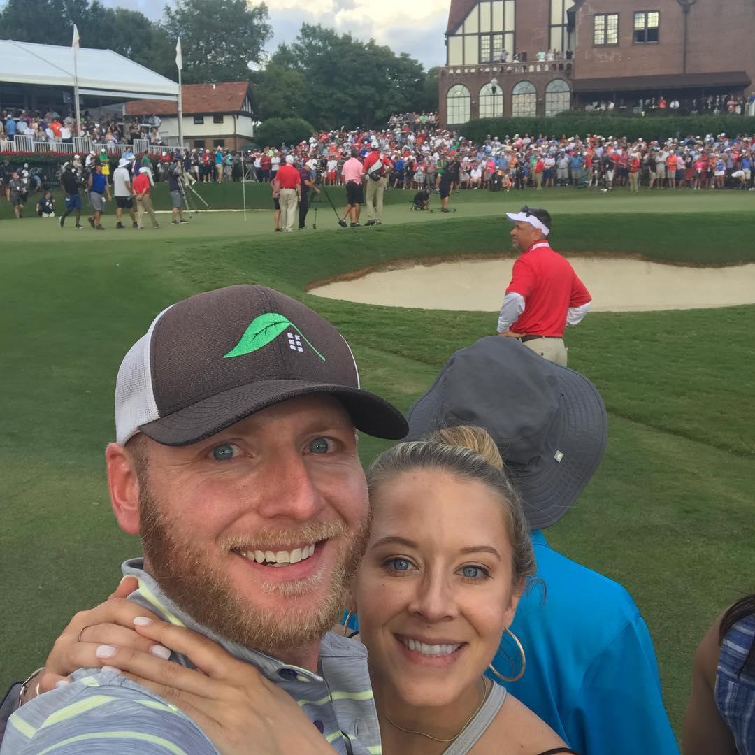 When we stormed the 18th hole and got a front row seat to watch Tiger Woods win the Tour Championship.