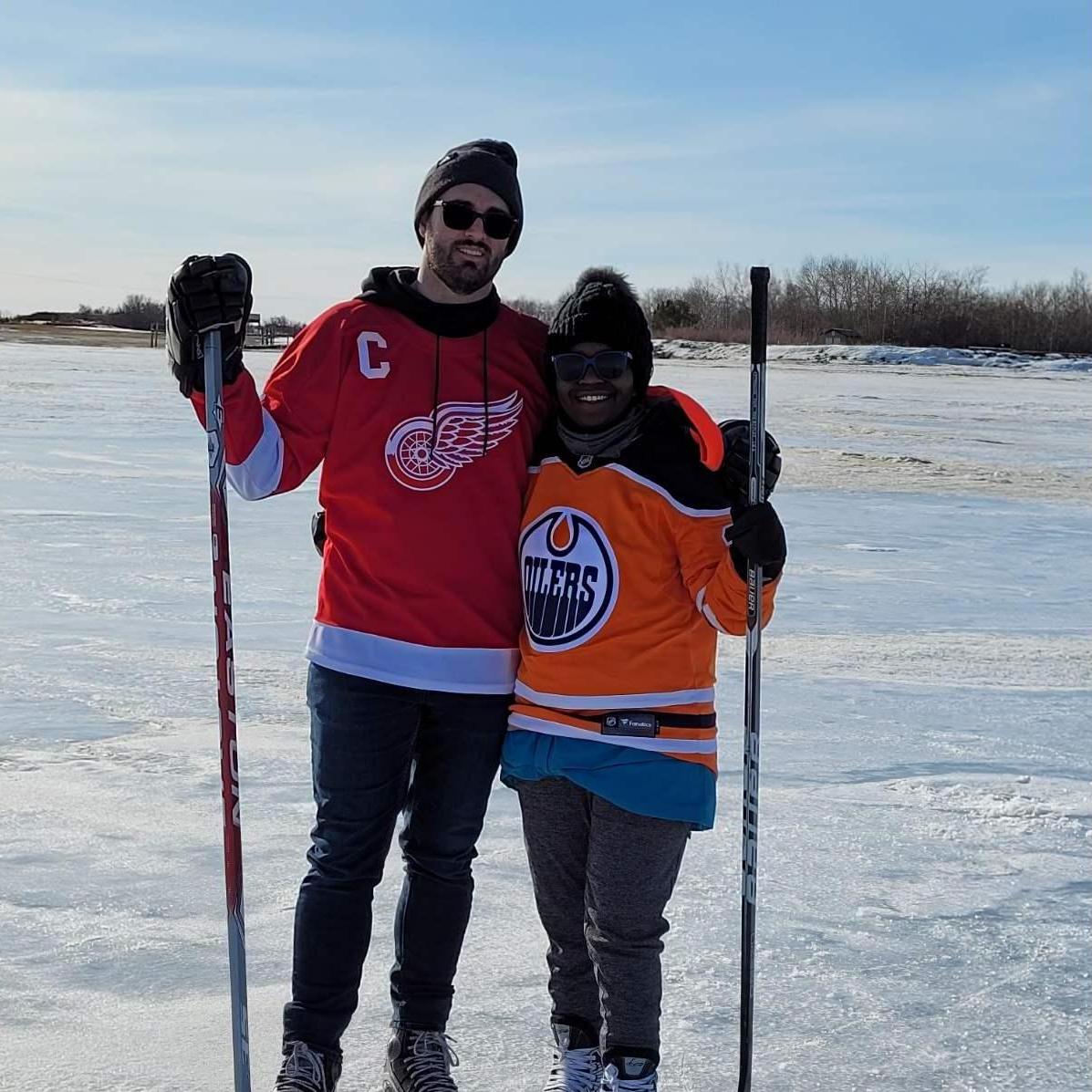 Skating at Coteau Beach