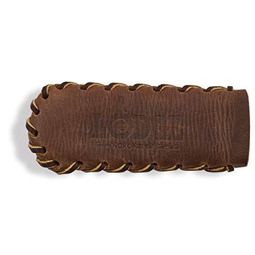 Lodge ALHHSS85 Nokona Leather Hot Handle Holder, Spiral Stitched, Coffee