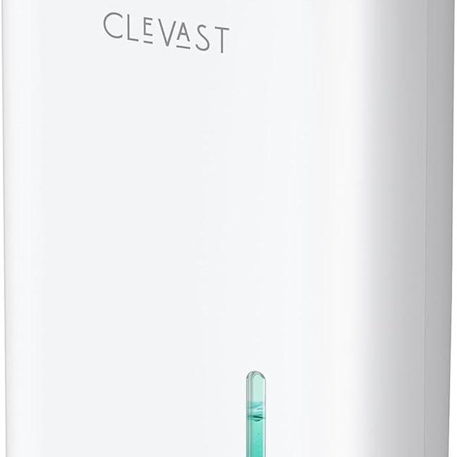 CLEVAST Small Dehumidifier for Home - 30 OZ Mini Quiet Dehumidifiers for Bathroom, Upgraded Portable Compact Air Dehumidifier for Room, Closet, RV, Camper, House (Not Cordless)