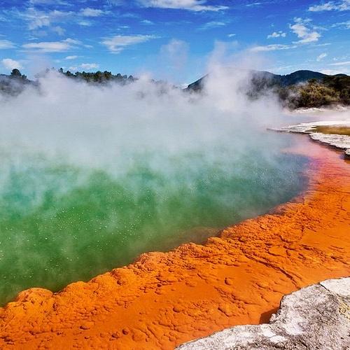 Geothermal Park in NZ