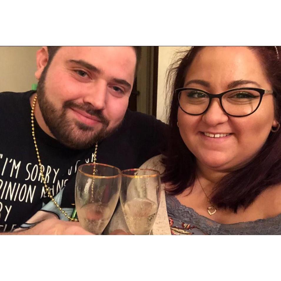 our first new year's eve together! (2017)