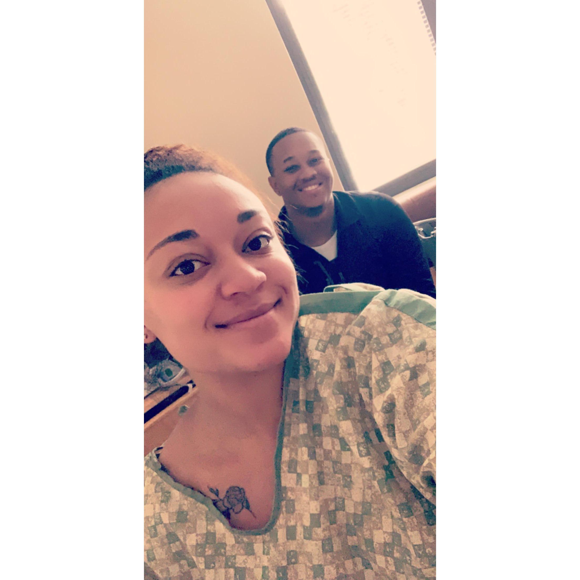 Our last picture together without our son