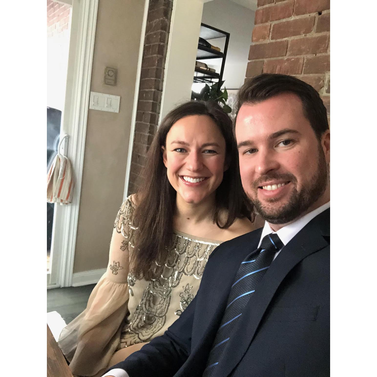 Best man James and Louisa in Toronto