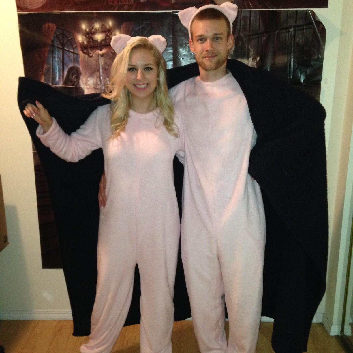 The third Halloween he agreed to a couples costume...