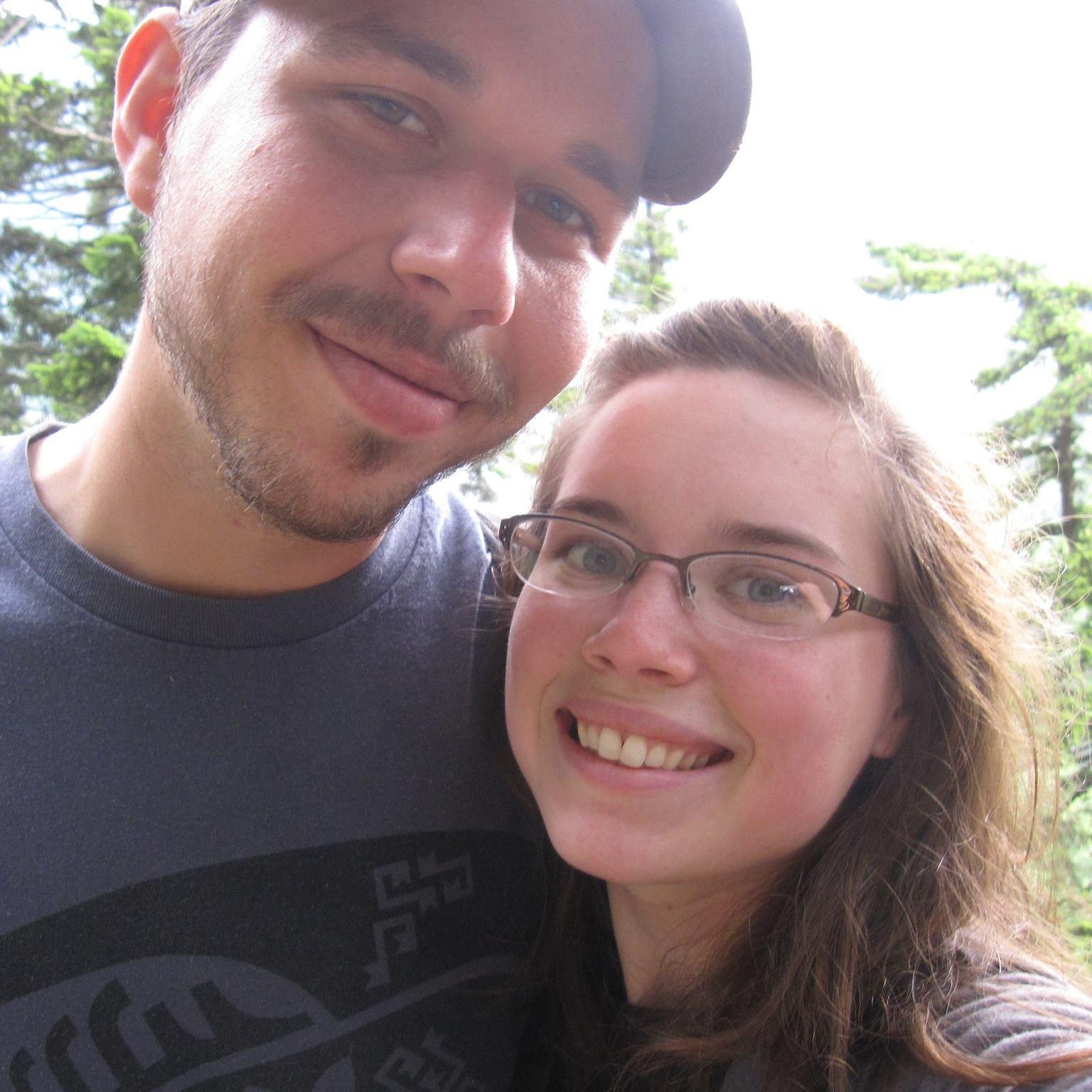 One of the first pictures of us together - Beacon Rock, 2010